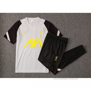 Chandal del Liverpool Manga Corta 2021-2022 Gris