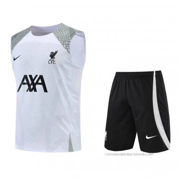 Chandal del Liverpool Sin Mangas 2022-2023 Blanco Chandal del Liverpool Sin Mangas 2022-2023 Blanco
