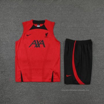Chandal del Liverpool Sin Mangas 2022-2023 Rojo