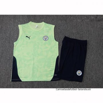 Chandal del Manchester City Sin Mangas 2025-2026 Verde