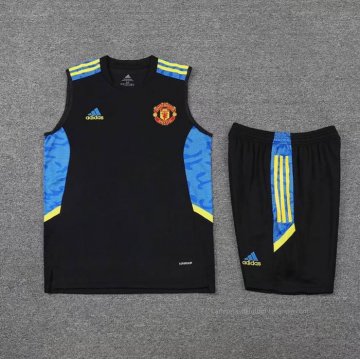 Chandal del Manchester United Sin Mangas 2022-2023 Azul