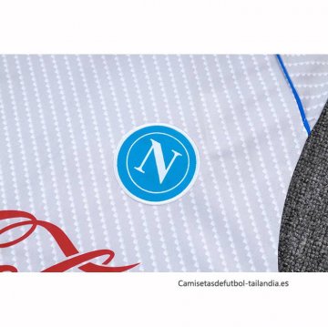 Chandal del Napoli Sin Mangas 2025-2026 Blanco
