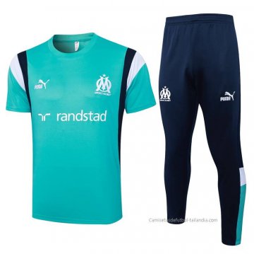 Chandal del Olympique Marsella Manga Corta 2023-2024 Verde Chandal del Olympique Marsella Manga Corta 2023-2024 Verde