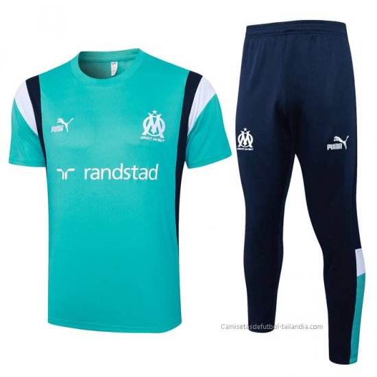 Chandal del Olympique Marsella Manga Corta 2023-2024 Verde - Haga un click en la imagen para cerrar