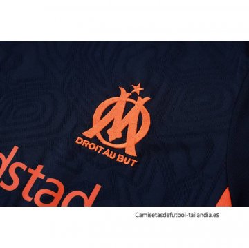 Chandal del Olympique Marsella Manga Corta 2024-2025 Azul - Pantalon Corto