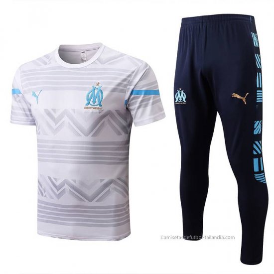 Chandal del Olympique Marsella Manga Corta 2022-2023 Gris - Haga un click en la imagen para cerrar