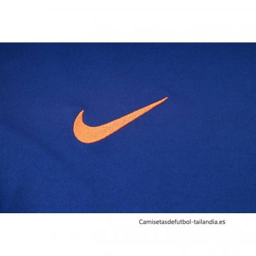 Chandal del Paises Bajos Manga Corta 2024-2025 Azul - Pantalon Corto