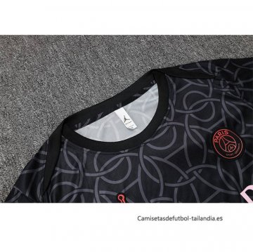 Chandal del Paris Saint-Germain Jordan Manga Corta 2024-2025 Negro - Pantalon Corto