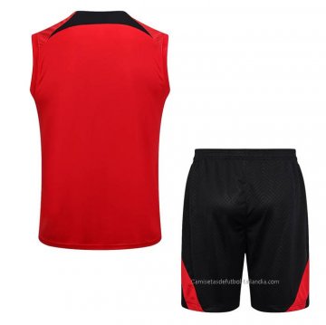 Chandal del Paris Saint-Germain Jordan Sin Mangas 2023-2024 Rojo