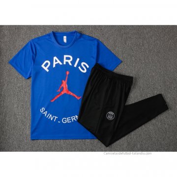 Chandal del Paris Saint-Germain Manga Corta 2021-2022 Azul