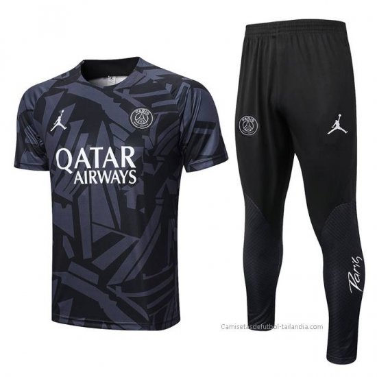 Chandal del Paris Saint-Germain Manga Corta 2022-2023 Gris - Haga un click en la imagen para cerrar