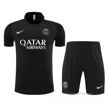 Chandal del Paris Saint-Germain Manga Corta 2023-2024 Negro - Pantalon Corto Chandal del Paris Saint-Germain Manga Corta 2023-2024 Negro - Pantalon Corto