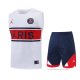 Chandal del Paris Saint-Germain Sin Mangas 2022-2023 Blanco y Rojo