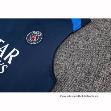 Chandal del Paris Saint-Germain Sin Mangas 2025-2026 Azul
