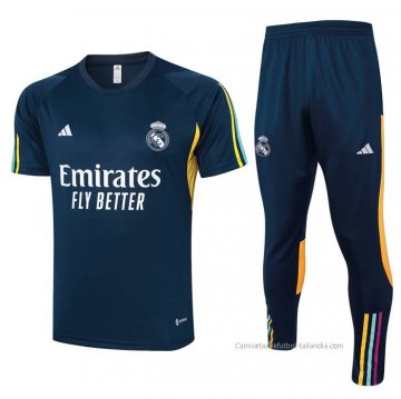 Chandal del Real Madrid Manga Corta 2023-2024 Azul Chandal del Real Madrid Manga Corta 2023-2024 Azul