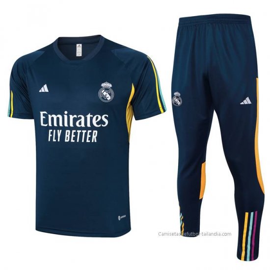 Chandal del Real Madrid Manga Corta 2023-2024 Azul - Haga un click en la imagen para cerrar