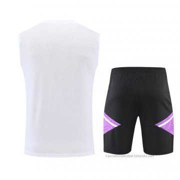 Chandal del Real Madrid Sin Mangas 2022-2023 Blanco