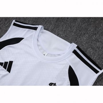 Chandal del Real Madrid Sin Mangas 2025-2026 Blanco