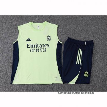 Chandal del Real Madrid Sin Mangas 2025-2026 Verde