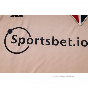 Chandal del Sao Paulo Manga Corta 2023-2024 Amarillo - Pantalon Corto