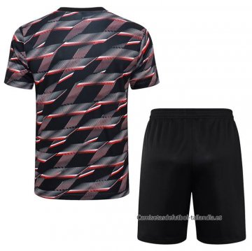 Chandal del Sao Paulo Manga Corta 2024-2025 Negro - Pantalon Corto