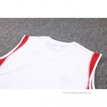 Chandal del Sao Paulo Sin Mangas 2023-2024 Blanco