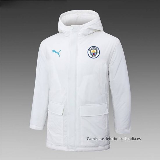 Chaqueta Invierno del Manchester City 2024-2025 Blanco - Haga un click en la imagen para cerrar