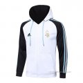 Chaqueta con Capucha del Argentina 2022-2023 Blanco