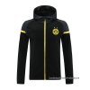 Chaqueta con Capucha del Borussia Dortmund 2024-2025 Negro Chaqueta con Capucha del Borussia Dortmund 2024-2025 Negro