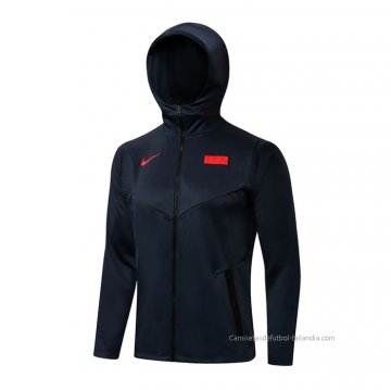 Chaqueta con Capucha del Francia 2021-2022 Azul Chaqueta con Capucha del Francia 2021-2022 Azul