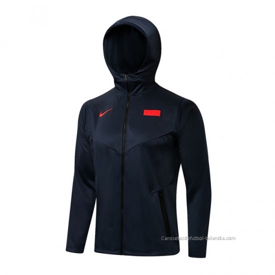 Chaqueta con Capucha del Francia 2021-2022 Azul - Haga un click en la imagen para cerrar
