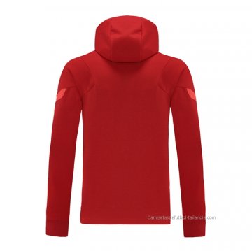 Chaqueta con Capucha del Liverpool 2021-2022 Rojo