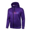 Chaqueta con Capucha del Paris Saint-Germain 2021-2022 Purpura Chaqueta con Capucha del Paris Saint-Germain 2021-2022 Purpura