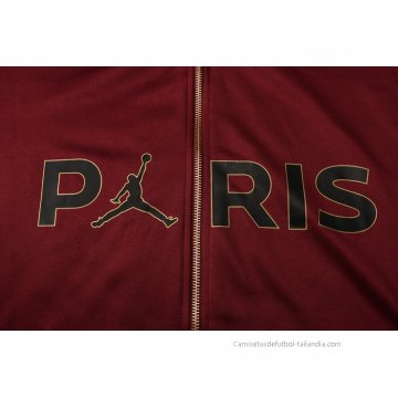 Chaqueta con Capucha del Paris Saint-Germain 2021-2022 Rojo