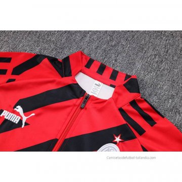 Chaqueta del AC Milan 2022-2023 Rojo y Negro