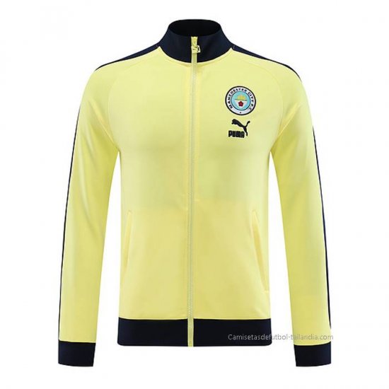 Chaqueta del Manchester City 2023-2024 Amarillo - Haga un click en la imagen para cerrar