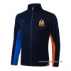 Chaqueta del Olympique Marsella 2024-2025 Azul Naranja Chaqueta del Olympique Marsella 2024-2025 Azul Naranja