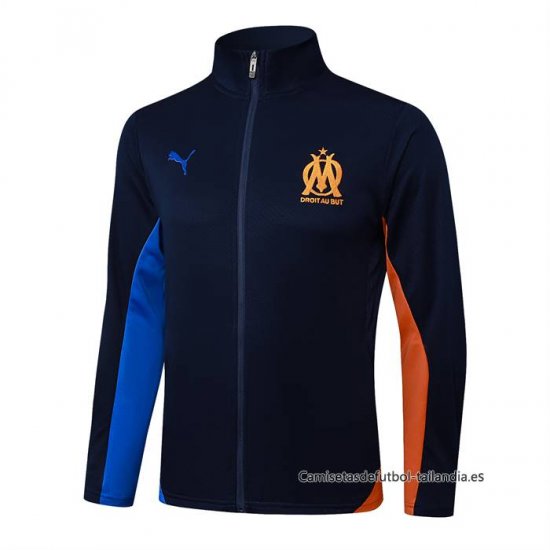 Chaqueta del Olympique Marsella 2024-2025 Azul Naranja - Haga un click en la imagen para cerrar