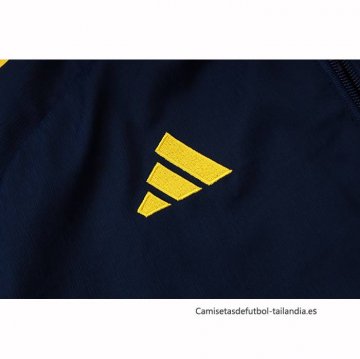 Chaqueta del Real Madrid 2025-2026 Azul Amarillo