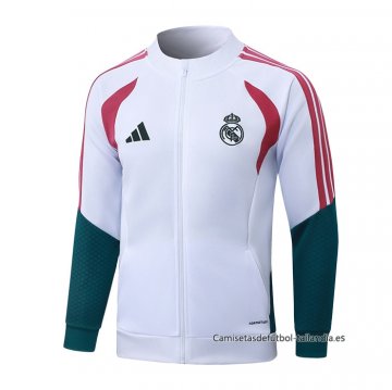 Chaqueta del Real Madrid 2026-2027 Blanco Rojo Chaqueta del Real Madrid 2026-2027 Blanco Rojo