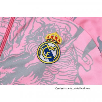 Chaqueta del Real Madrid Dragon 2024-2025 Rosa