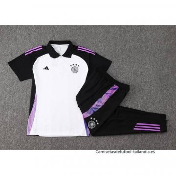 Conjunto Polo del Alemania 2024-2025 Blanco