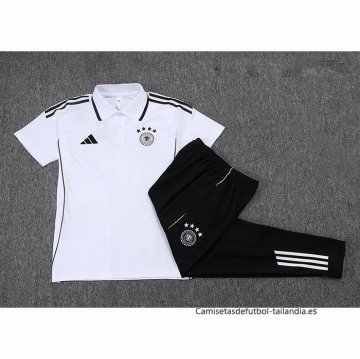 Conjunto Polo del Alemania 2025-2026 Blanco