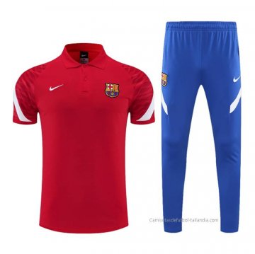 Conjunto Polo del Barcelona 2022-2023 Rojo
