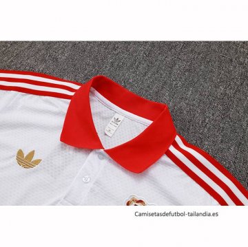 Conjunto Polo del Bayern Munich 125 Aniversario 2025-2026 Blanco