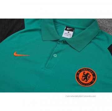 Conjunto Polo del Chelsea 2022-2023 Verde