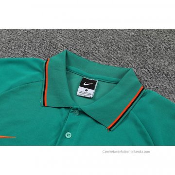 Conjunto Polo del Chelsea 2022-2023 Verde y Naranja