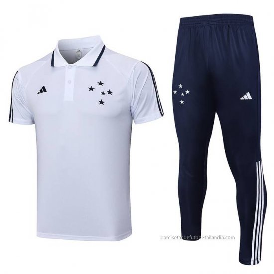 Conjunto Polo del Cruzeiro 2023-2024 Blanco - Haga un click en la imagen para cerrar
