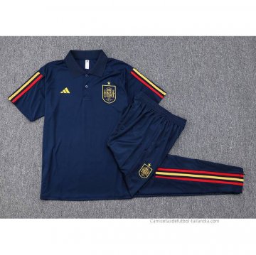 Conjunto Polo del Espana 2023-2024 Azul