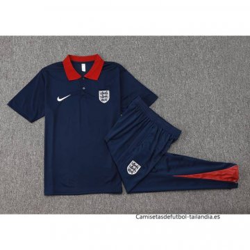Conjunto Polo del Inglaterra 2024-2025 Azul